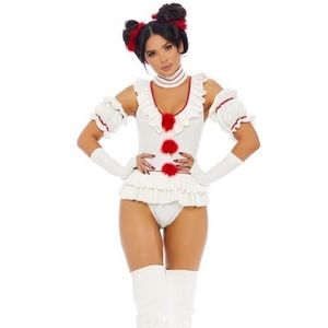 S/M sexy IT clown costume wore twice